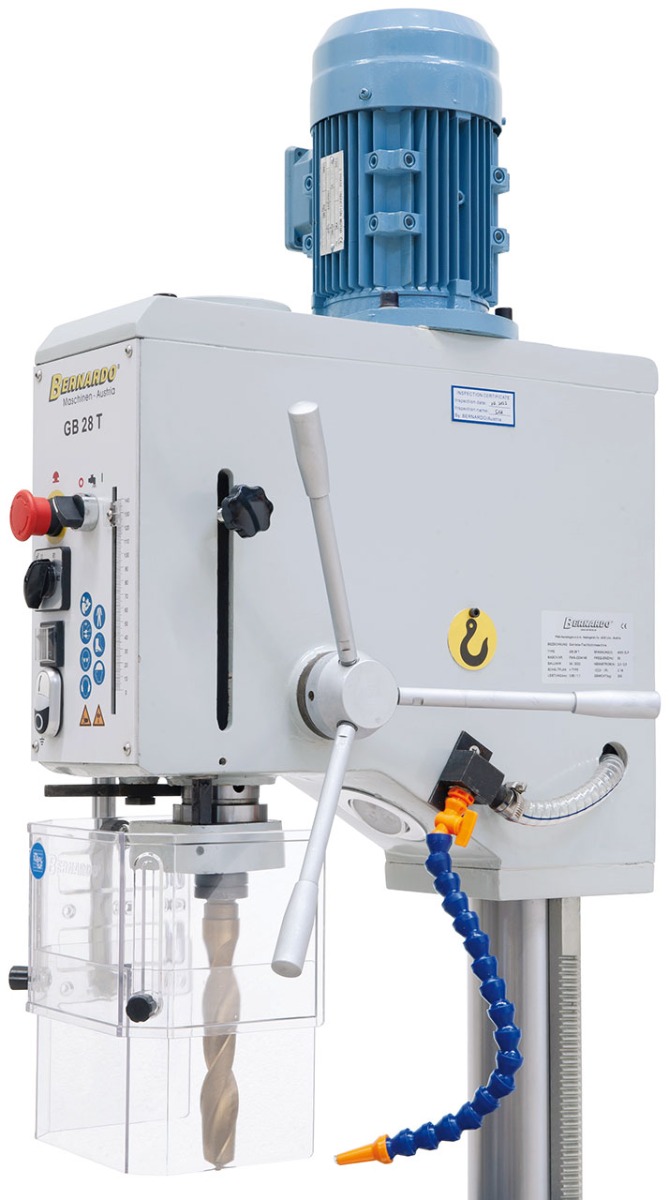 Getriebe-Tischbohrmaschine GB 28 T mit Kühlmitteleinrichtung