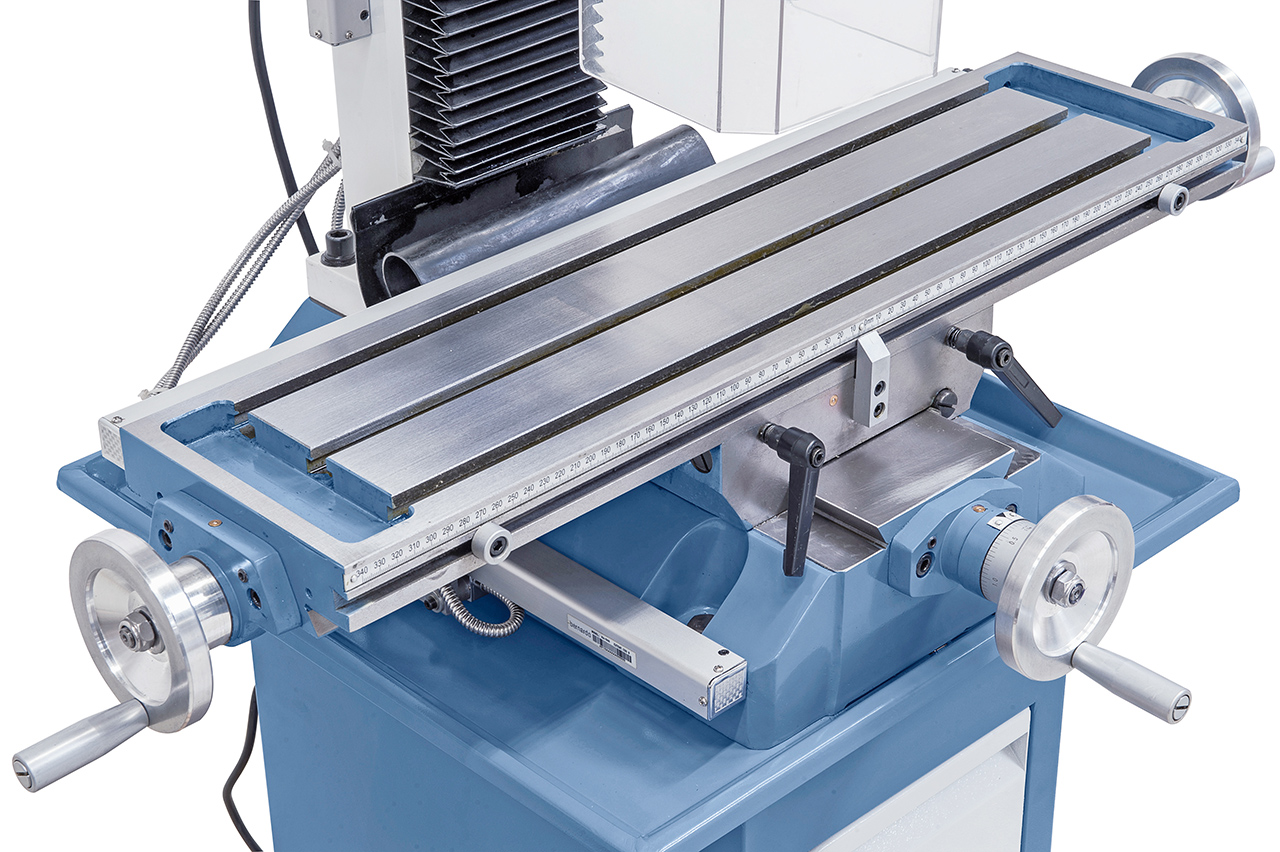 Bohr- und Fräsmaschine BF 28 BDC inkl. 3-Achs-Digitalanzeige ES-12 V