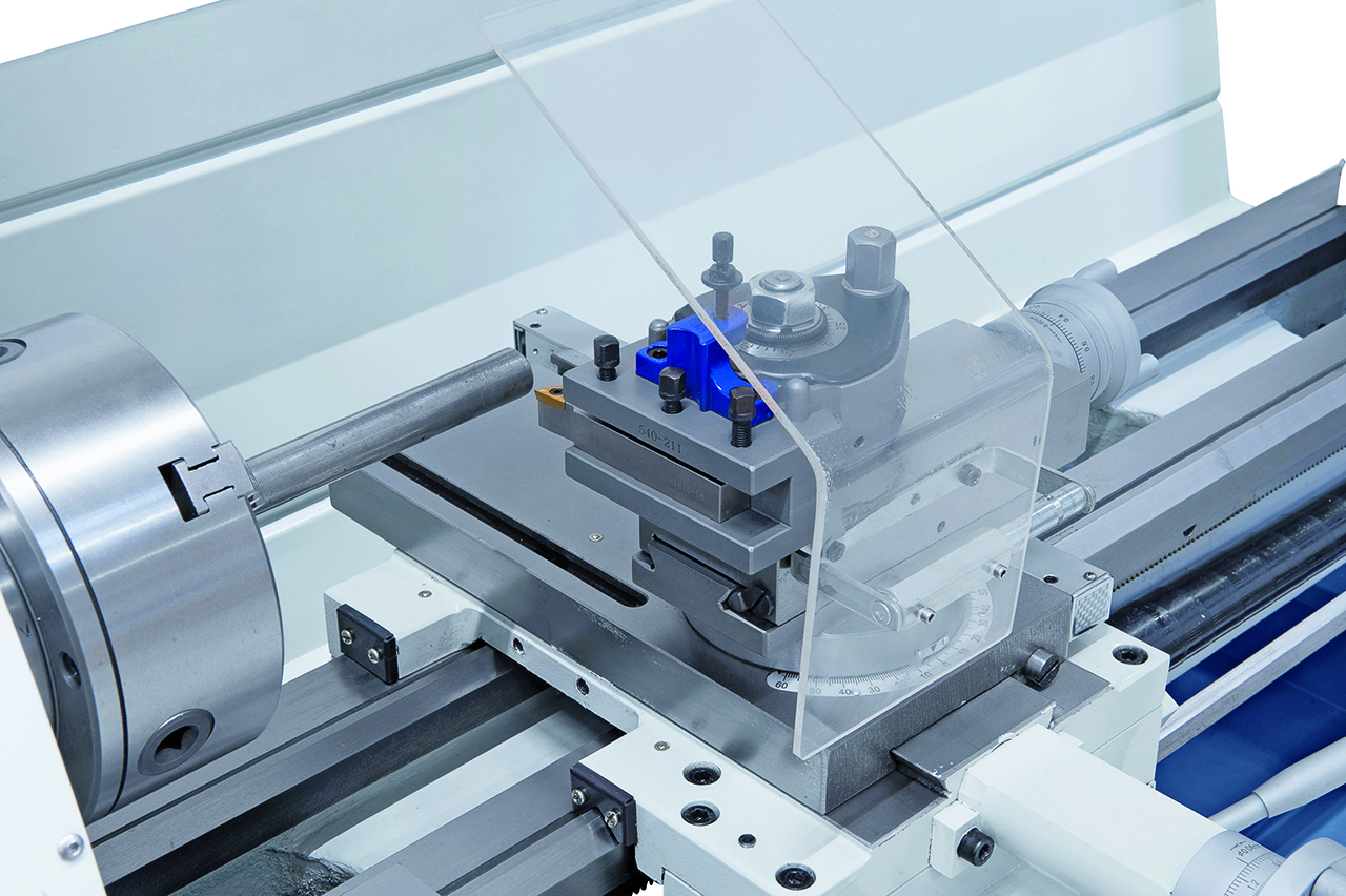 Leit- und Zugspindeldrehmaschine Profi 900 Vario / 400 V inkl. 2-Achs-Digitalanzeige ES-12 V