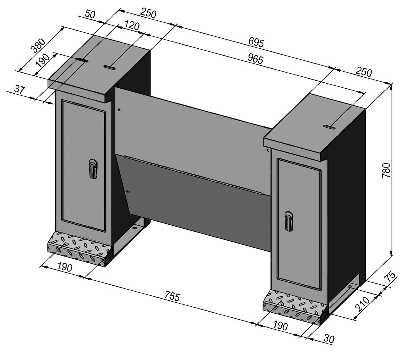 Untergestell für Profi 750 LZ