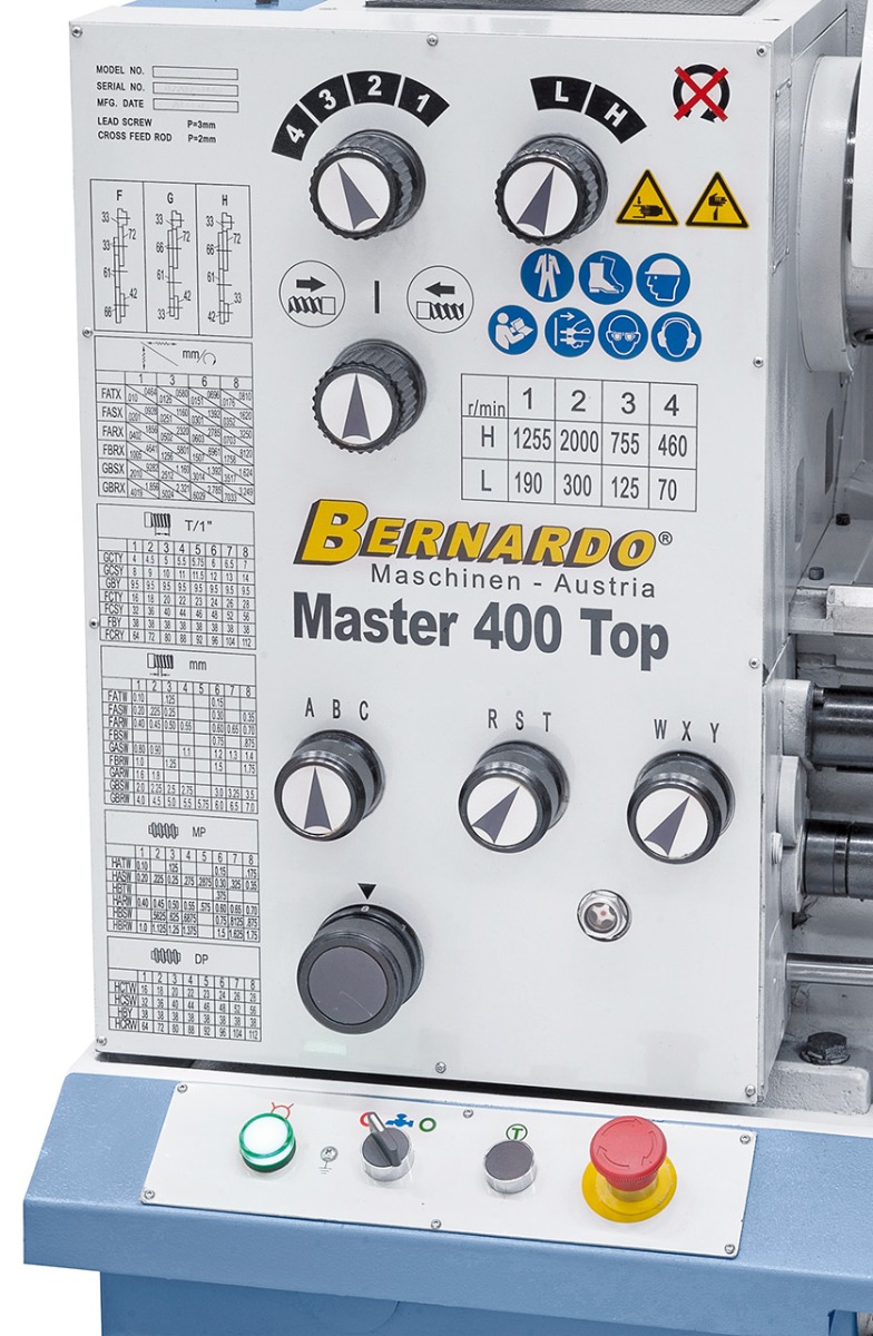 Universaldrehmaschine Master 400 Top inkl. 3-Achs-Digitalanzeige ES-12 V