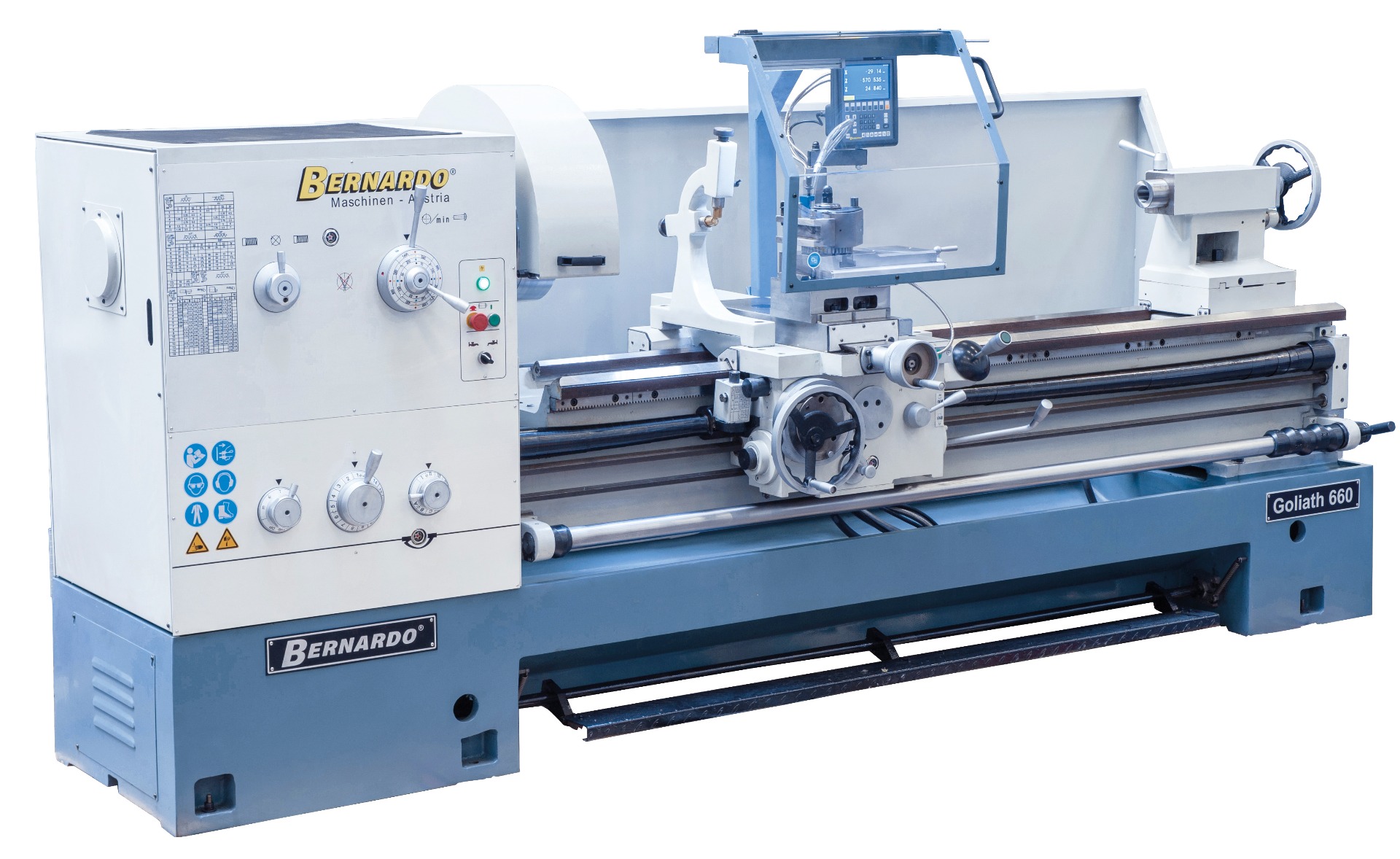 Produktionsdrehmaschine Goliath 660 x 1500 inkl. 3-Achs-Digitalanzeige *