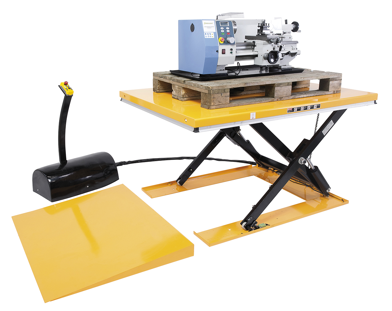 Flach-Scherenhubtisch mit geschlossener Plattform FSHT 2001 G *
