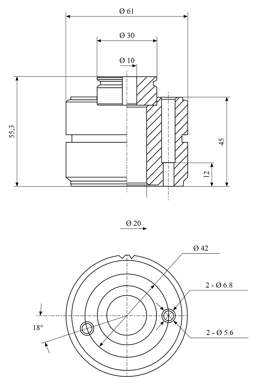 Schnellwechsel-Stahlhalter System Multifix Größe A