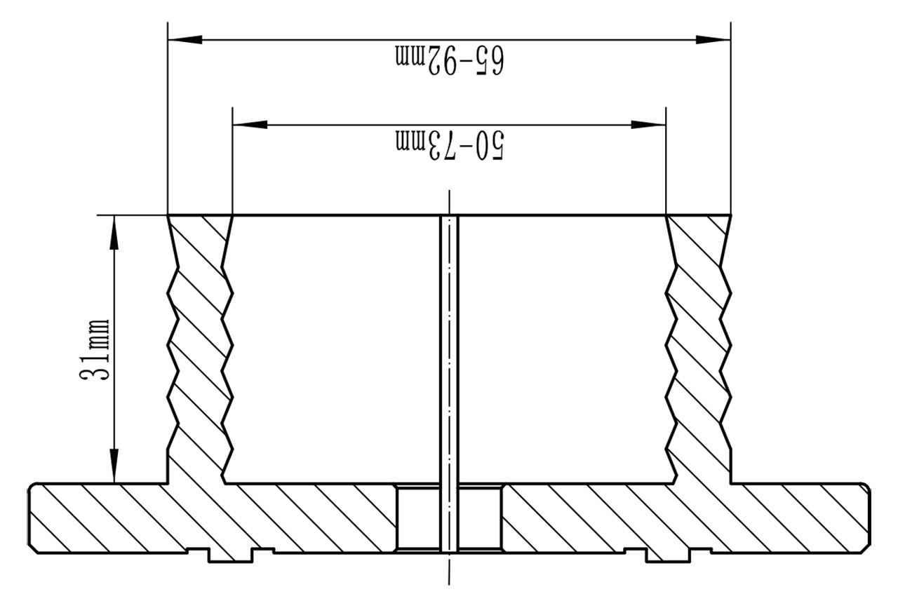 Haibacken f. Spannfutter M 115