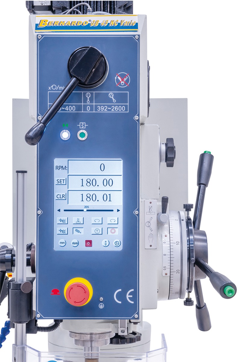 Getriebe-Säulenbohrmaschine GB 45 NC Vario *