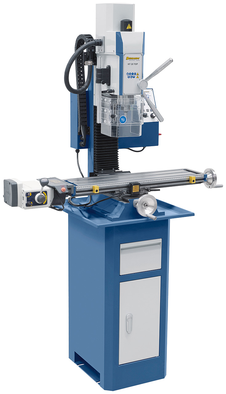 Bohr- und Fräsmaschine KF 28 Top mit Vorschub
