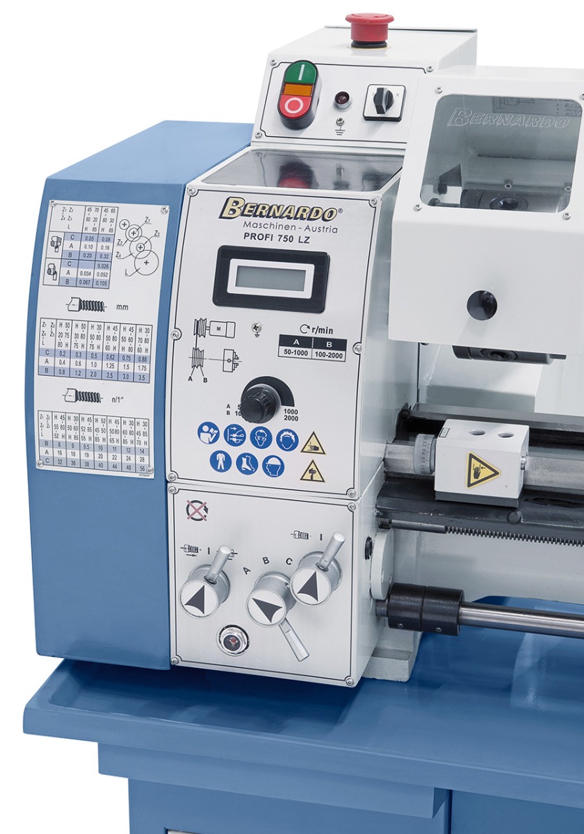 Leit- und Zugspindeldrehmaschine Profi 750 LZ / 230 V
