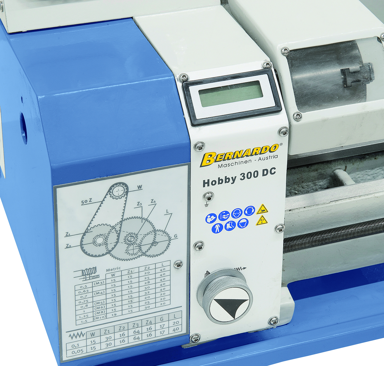 Tischdrehmaschine Hobby 300 DC / 230 V