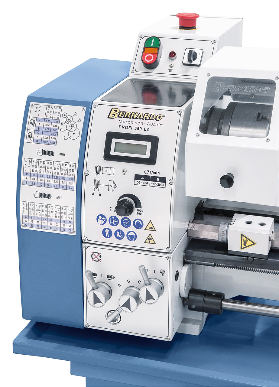 Leit- und Zugspindeldrehmaschine Profi 550 LZ / 230 V