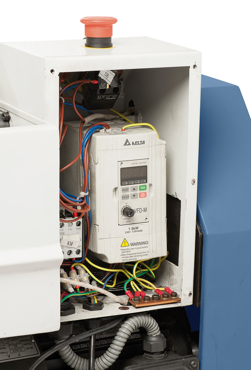 Vario-Drehmaschine Profi 700 PRO / 400 V inkl. 2-Achs-Digitalanzeige ES-12 V