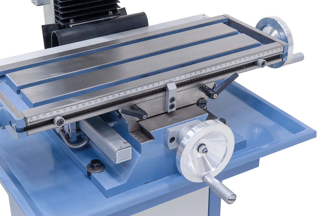 Bohr- und Fräsmaschine KF 25 D Vario inkl. 3-Achs Digitalanzeige DT 40