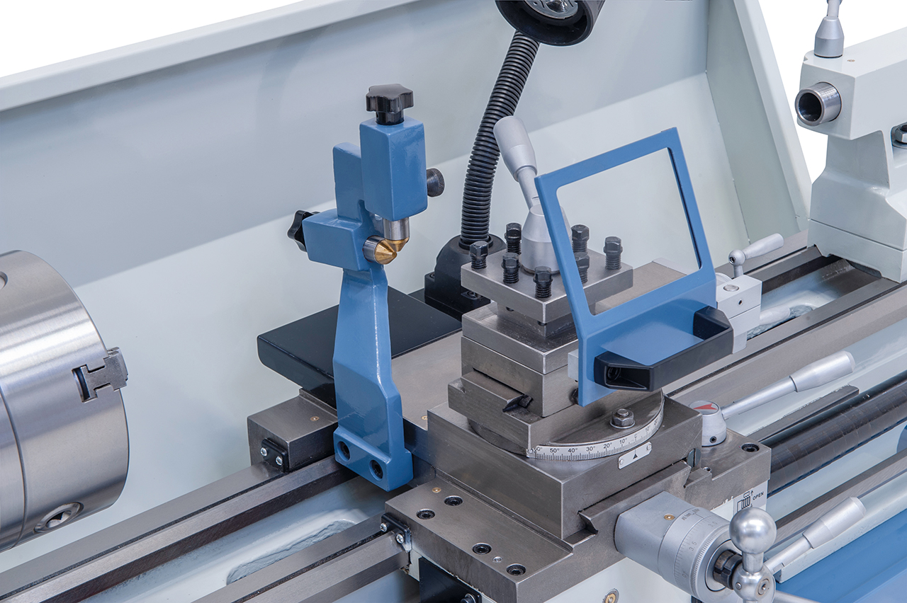 Leit- und Zugspindeldrehmaschine Hobby 800 G / 230 V inkl. 3-Achs Digitalanzeige DT 40
