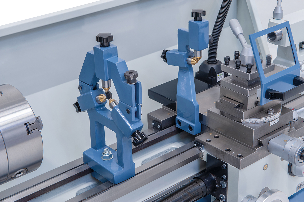 Leit- und Zugspindeldrehmaschine Hobby 800 G / 230 V inkl. 3-Achs Digitalanzeige DT 40