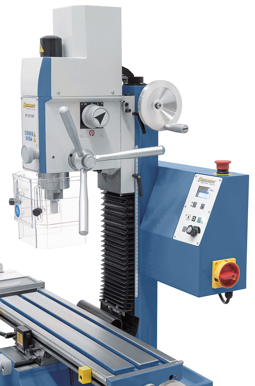 Bohr- und Fräsmaschine KF 28 Top mit Vorschub