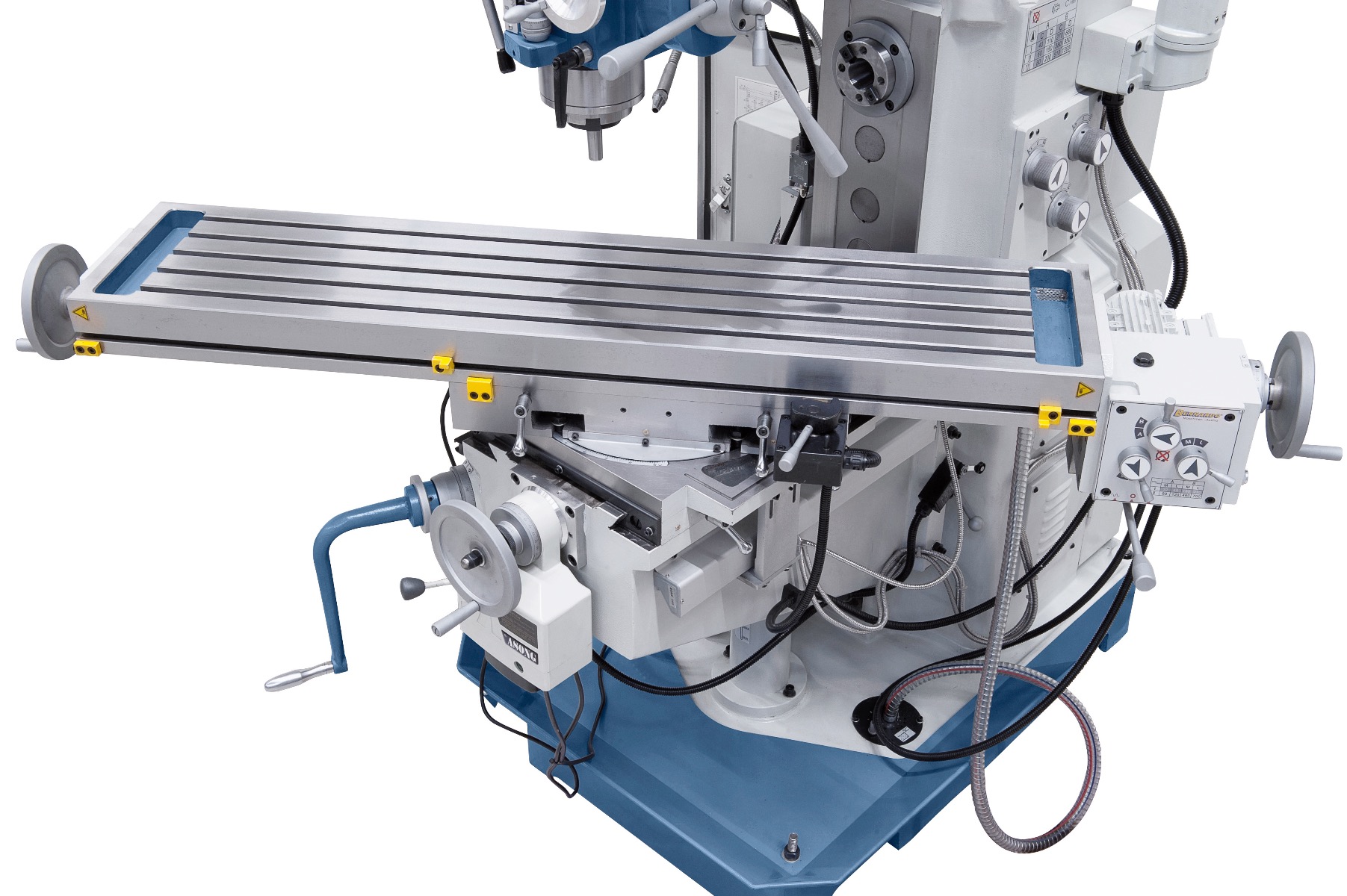 Universalfräsmaschine UWF 90 V inkl. 3-Achs-DRO ES-12 H und pneumat.WK-Klemmung *