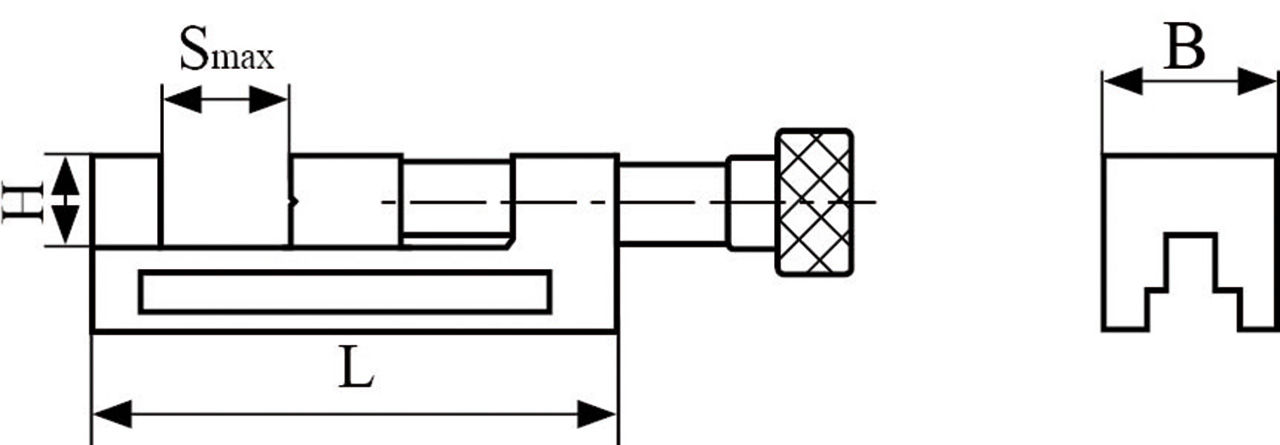 Präzisions-Schleif- und Kontrollschraubstock QGG 73