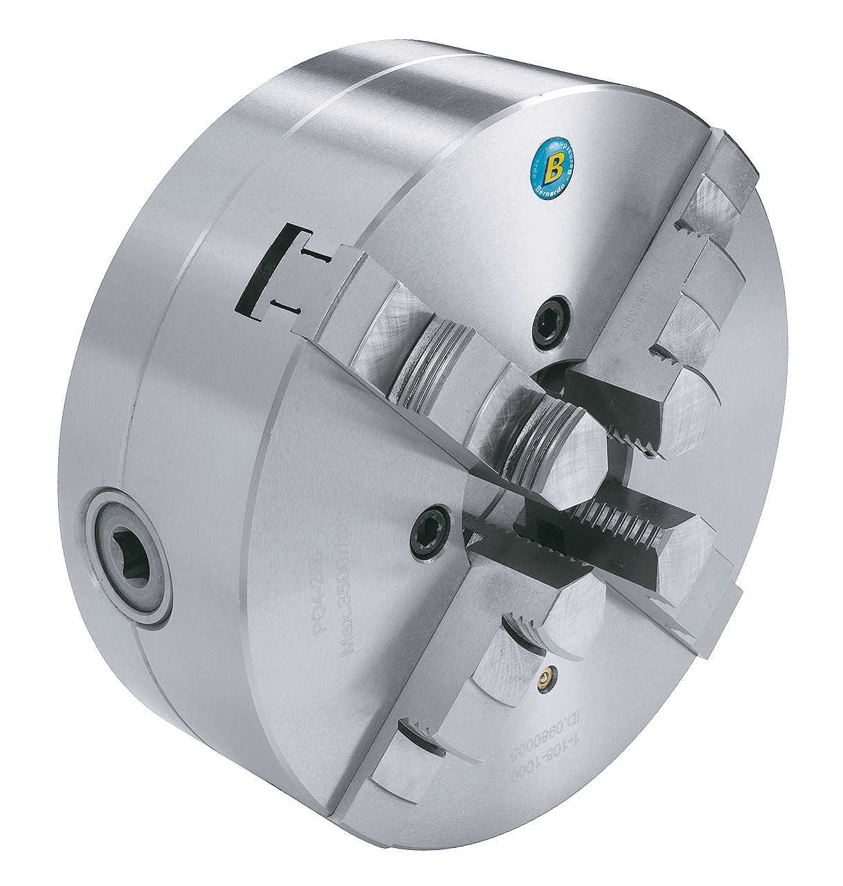 Bernardo Präzisons-4-Backenfutter PO4-D, DIN 55029, PO4-315/D8, Stahlausführung