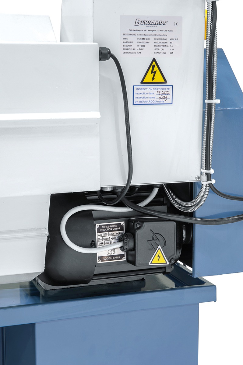 Leit- und Zugspindeldrehmaschine Profi 650 G / 400 V inkl. 2-Achs-Digitalanzeige ES-12 V