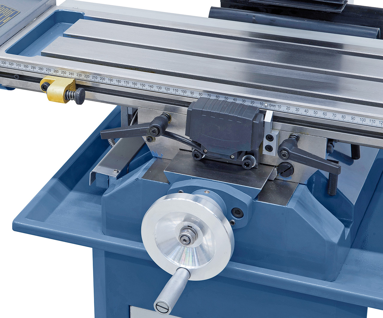 Bohr- und Fräsmaschine BF 28 BDC mit Vorschub inkl. 3-Achs-Digitalanzeige ES-12 V