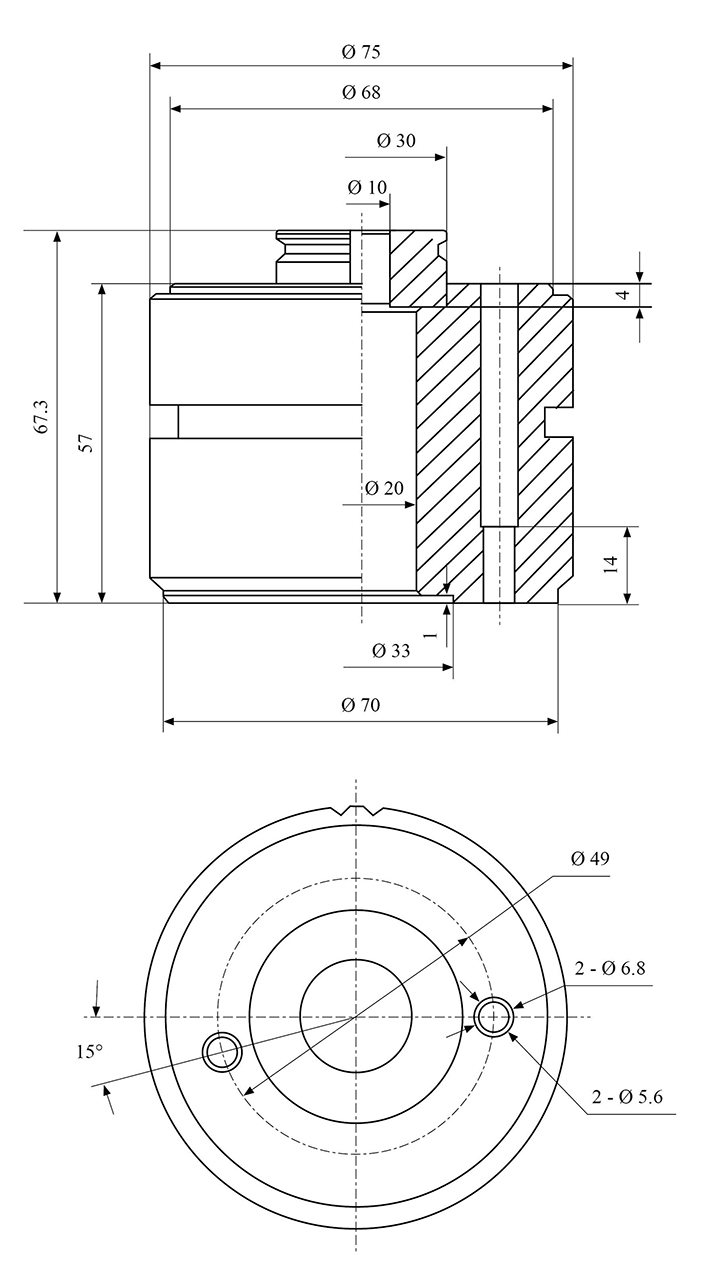 Schnellwechsel-Stahlhalter System Multifix Größe E