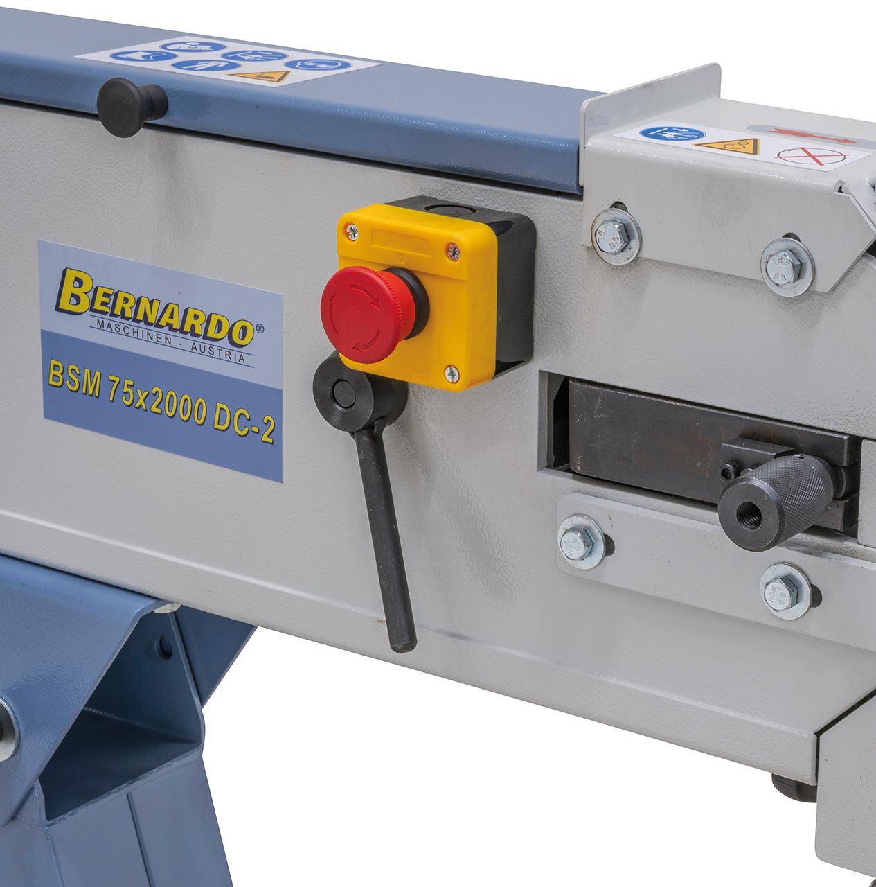 Bandschleifmaschine mit Absaugung BSM 75 x 2000 DC-2 / 400 V
