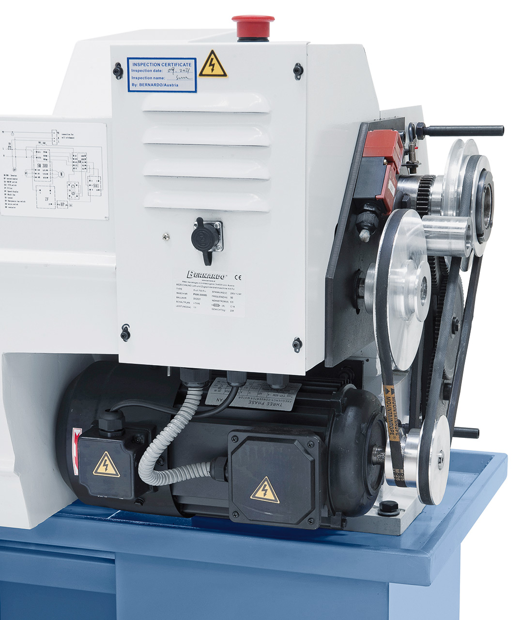 Vario-Drehmaschine Profi 700 PRO / 400 V inkl. 2-Achs-Digitalanzeige ES-12 V