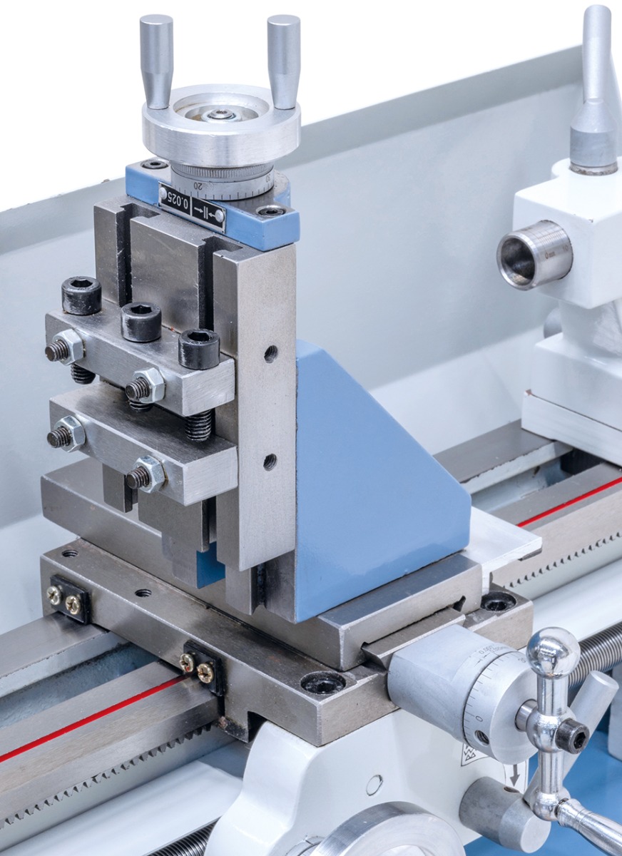 Tischdrehmaschine Hobby 350 Top / 230 V inkl. 2-Achs Digitalanzeige DT 40