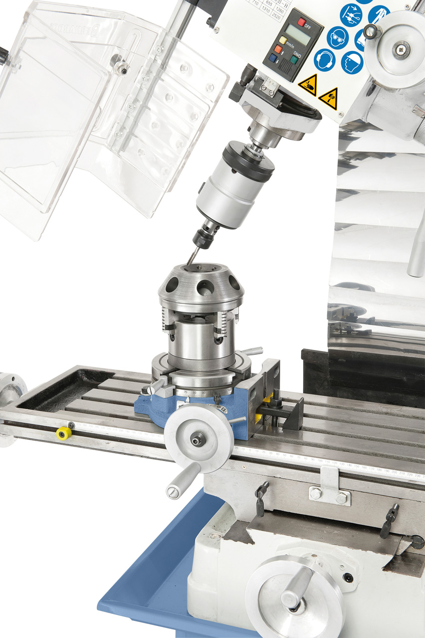 Bohr- und Fräsmaschine FM 45 HSV inkl. 3-Achs-Digitalanzeige ES-12 V