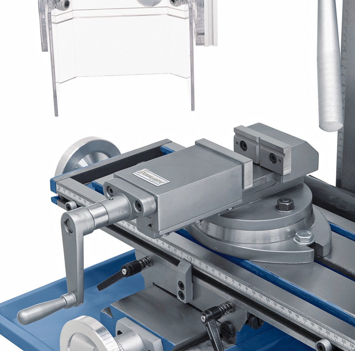 Bohr- und Fräsmaschine KF 18 Top inkl. 3-Achs Digitalanzeige DT 40