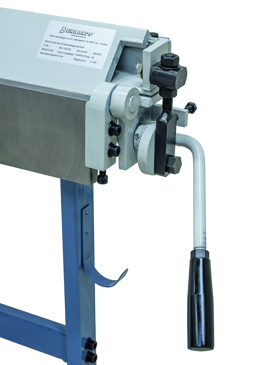 Schwenkbiegemaschine BB 1220 RS mit Rollenschere