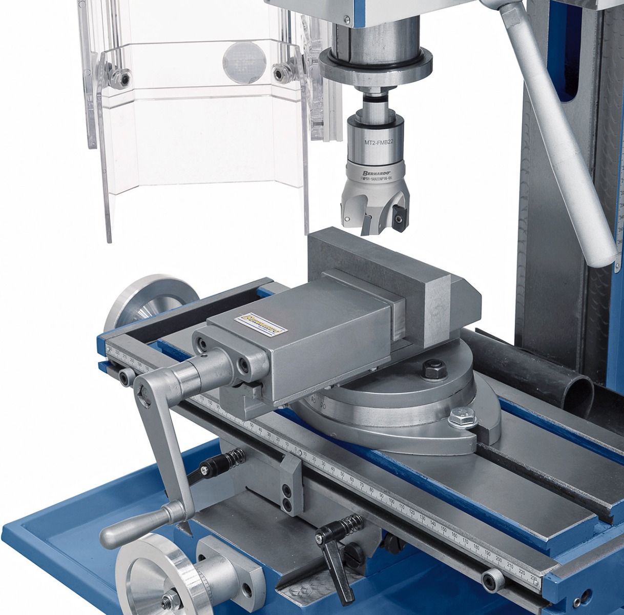 Bohr- und Fräsmaschine KF 18 Top inkl. 3-Achs Digitalanzeige DT 40