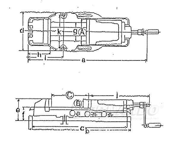 Hydro-Maschinenschraubstock AH 125