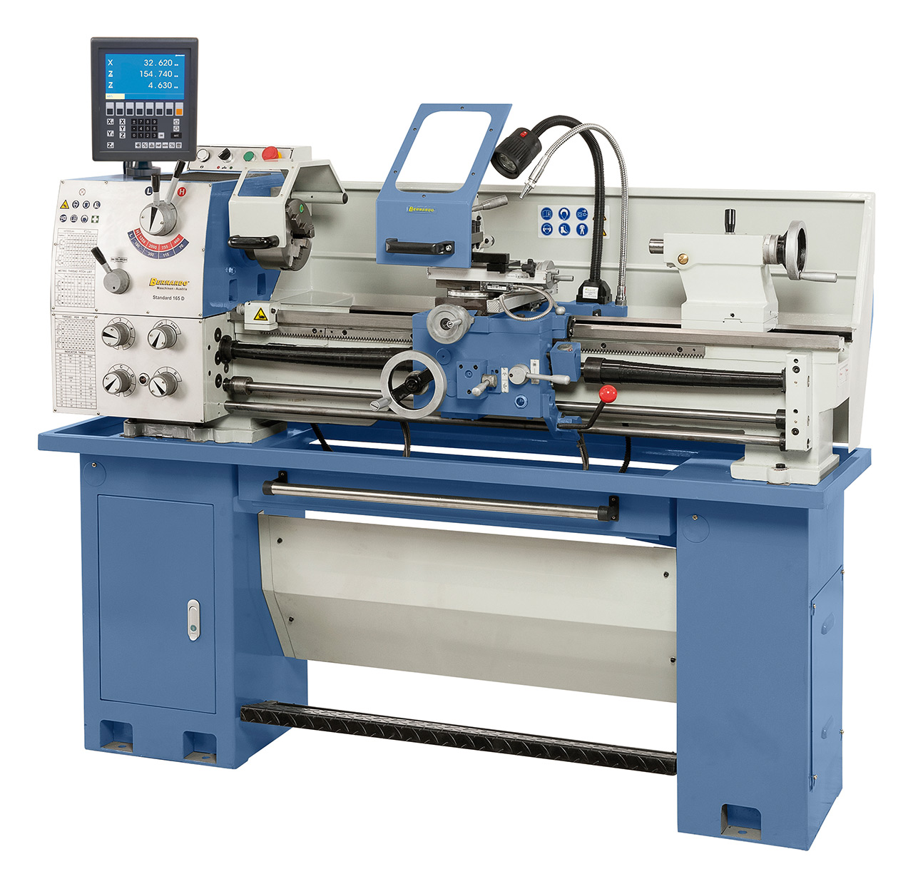 Leit- und Zugspindeldrehmaschine Standard 165 D inkl. 3-Achs-Digitalanzeige ES-12 V *