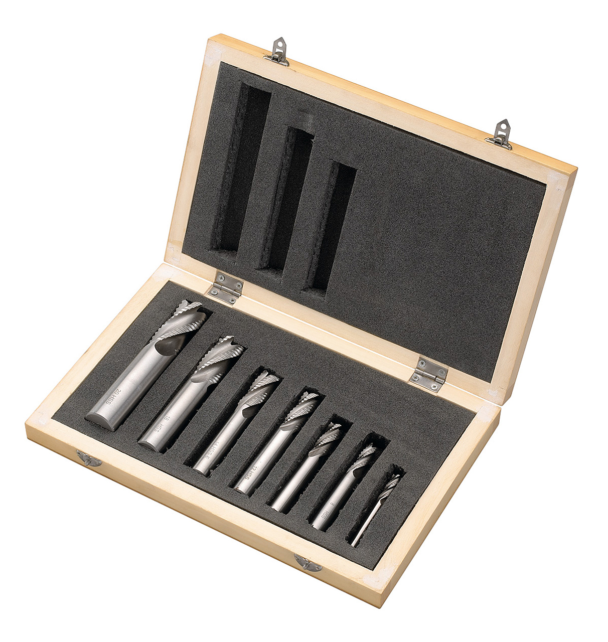 Bernardo Schaft-Schruppfräser HSS, 6 - 20 mm, 7-tlg.
