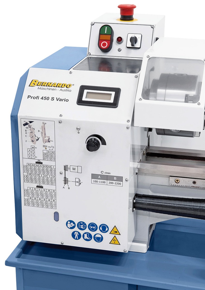 Leitspindel-Drehmaschine Profi 450 S Vario / 230 V
