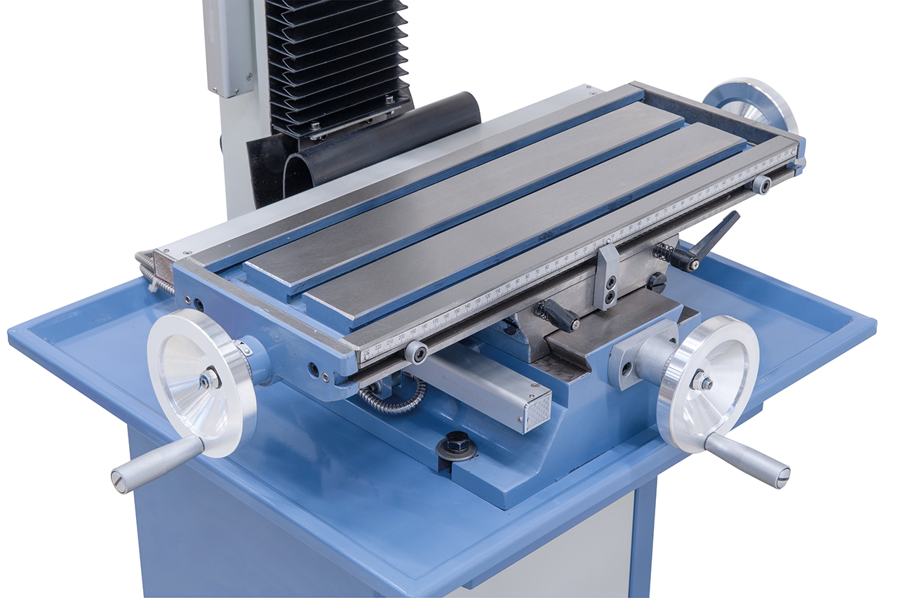 Bohr- und Fräsmaschine KF 25 D Vario inkl. 3-Achs Digitalanzeige DT 40
