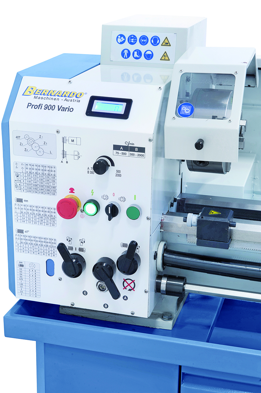 Leit- und Zugspindeldrehmaschine Profi 900 Vario / 400 V