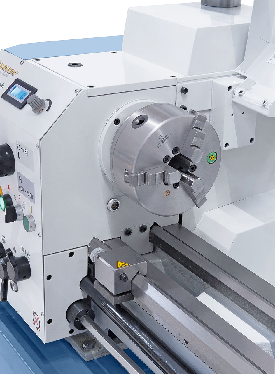 Leit- und Zugspindeldrehmaschine Profi 880 G Vario / 400 V inkl. 2-Achs-Digitalanzeige ES-12 V